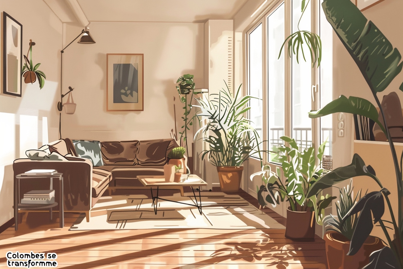 Avant et après transformation d'intérieur à Colombes grâce au service de débarras gratuit contre récupération